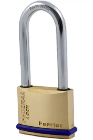 Gecertificeerd Federal F50 hangslot 50 mm, met extra hoge beugel