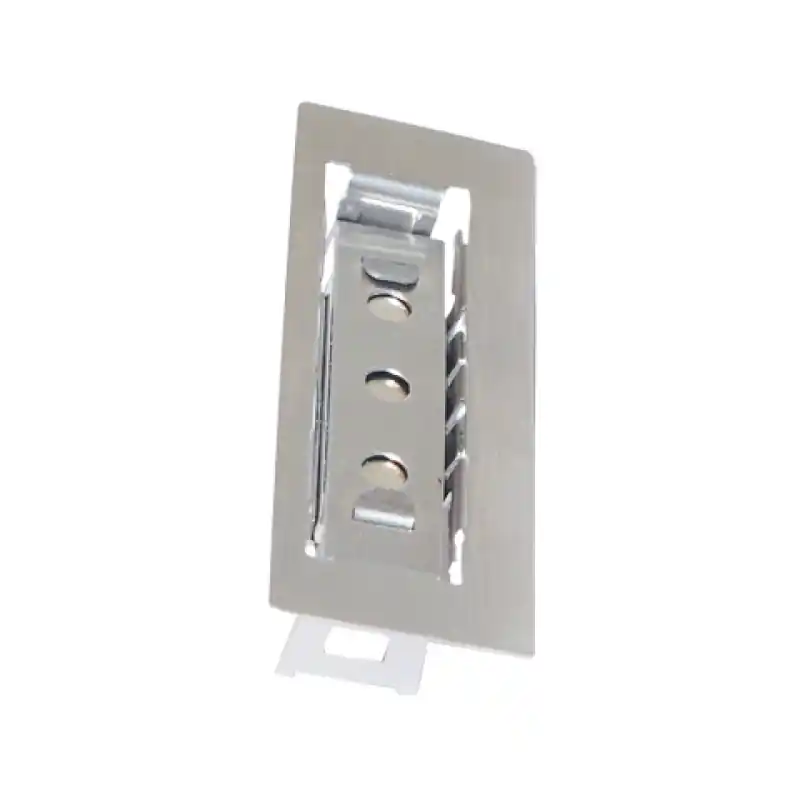 Populair Mauer sluitplaat t.b.v. 1545 magneetslot, rechthoekig RVS