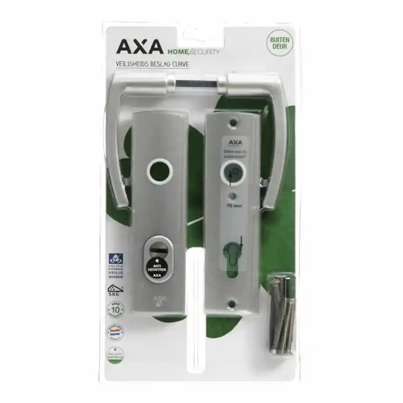 Snelle Levering AXA 6675 Curve Plus kort veiligheidsgarnituur anti-kerntrek - kruk-kruk