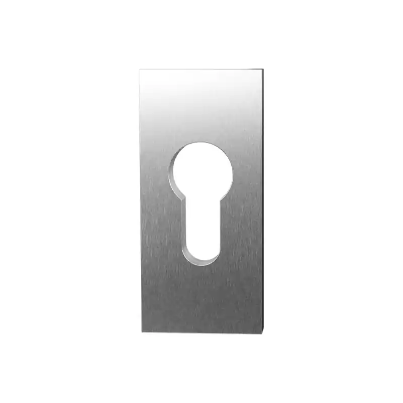 Voordeelprijs GPF9377.09 rechthoekige veiligheidsbinnenrozet 73x33x8mm RVS geborsteld