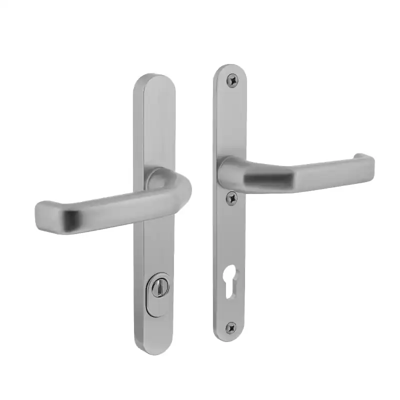 Intersteel veiligheidsbeslag smal kruk/kruk ovaal PC92 SKG*** met kerntrek aluminium Express Levering