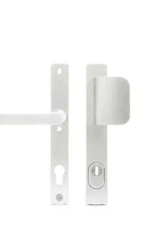 AXA 6765 Curve smal D-knop/kruk VH garnituur met kerntrekbeveiliging Koopje