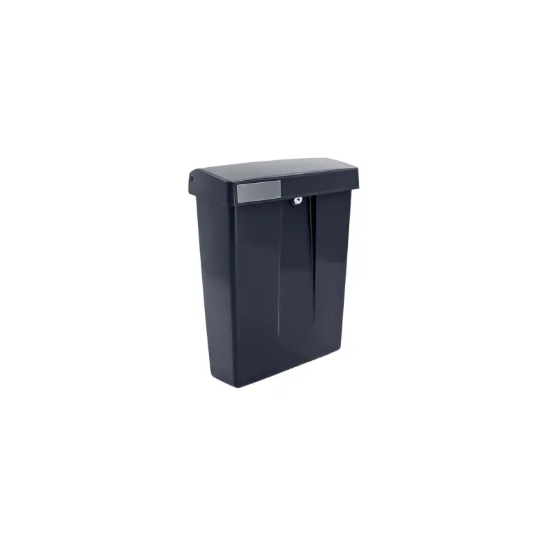 Laatste Kans Intersteel Brievenbus mat zwart 466x330x175mm