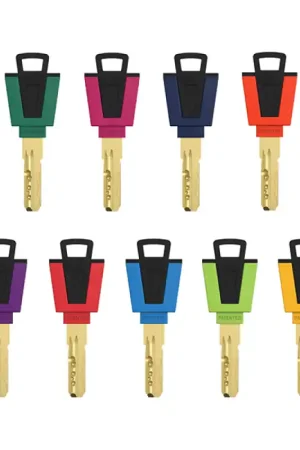 Rechtstreeks Van De Fabrikant M&C Color+ sleutel met kleuren cap