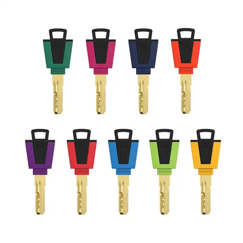 Rechtstreeks Van De Fabrikant M&C Color+ sleutel met kleuren cap