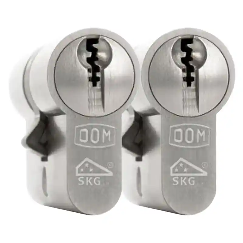 DOM Plura profielcilinder SKG3 GS2 SKG*** gelijksluitend per 2, 30/45 Hoge Kwaliteit