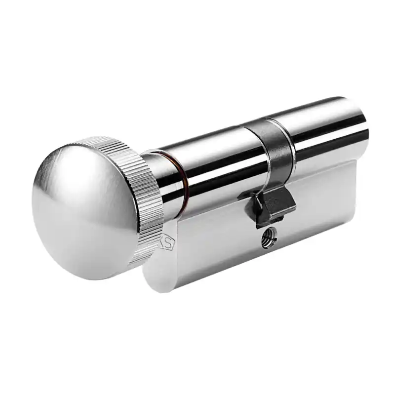 Voordeelprijs BKS Livius 5006 knopcilinder, vernikkeld messing