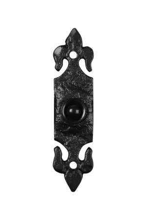 Deurbel KP1761 zwart lelie 120x30 mm smeedijzer zwart Meest Verkocht