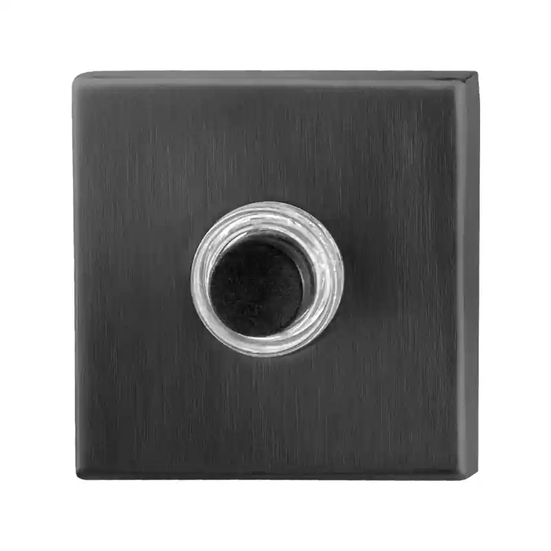 Op = Op Huisbel GPF9826.02P1 vierkant 50x50x8 mm PVD antraciet