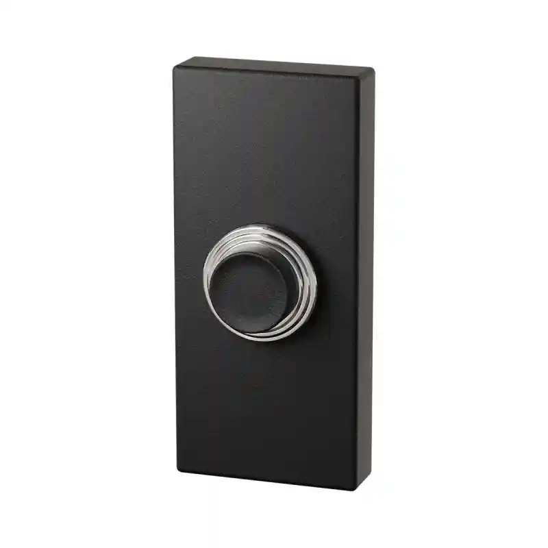 Meest Verkocht Deurbel GPF8826.01 zwart rechthoekig 70x32x10mm