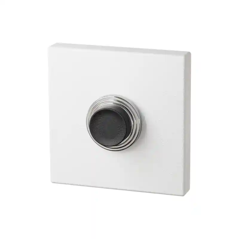 Gecertificeerd Beldrukker GPF8826.42 vierkant 50x50x8 mm wit
