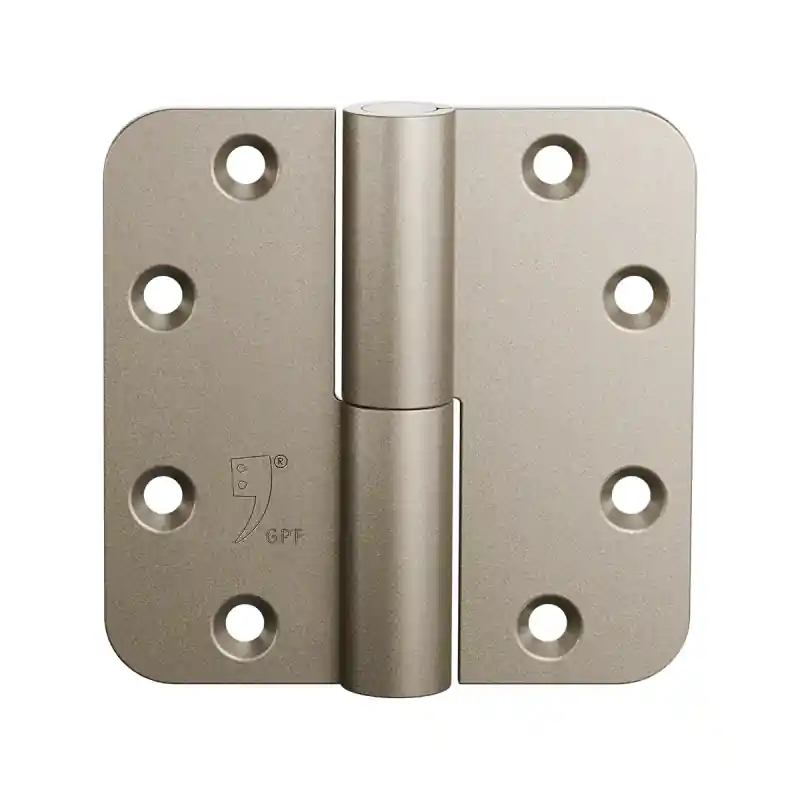 Nieuw GPF0310.A4 GPF paumelle 89x89mm DIN Rechts ronde hoek Champagne blend