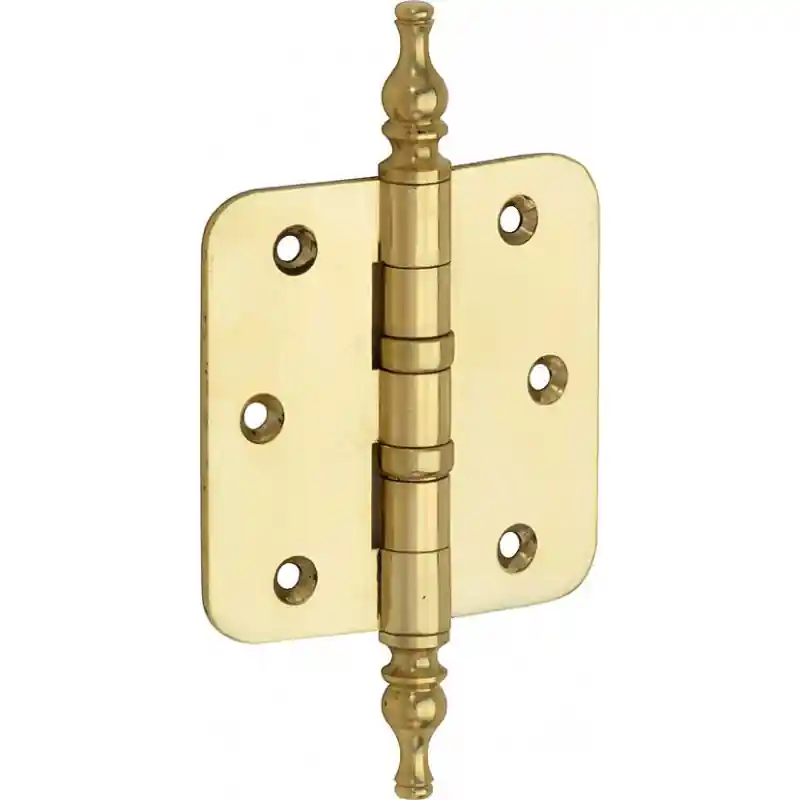 Beste Prijs Mi Satori Kogellagerscharnier ronde hoek 89x89mm vaas messing ongelakt per 12 stuks