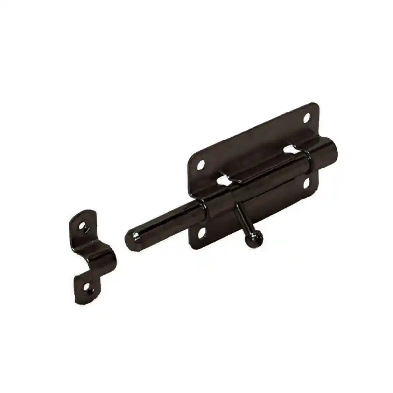 Plaatgrendel 100x50 mm zwart verzinkt Snelle Levering