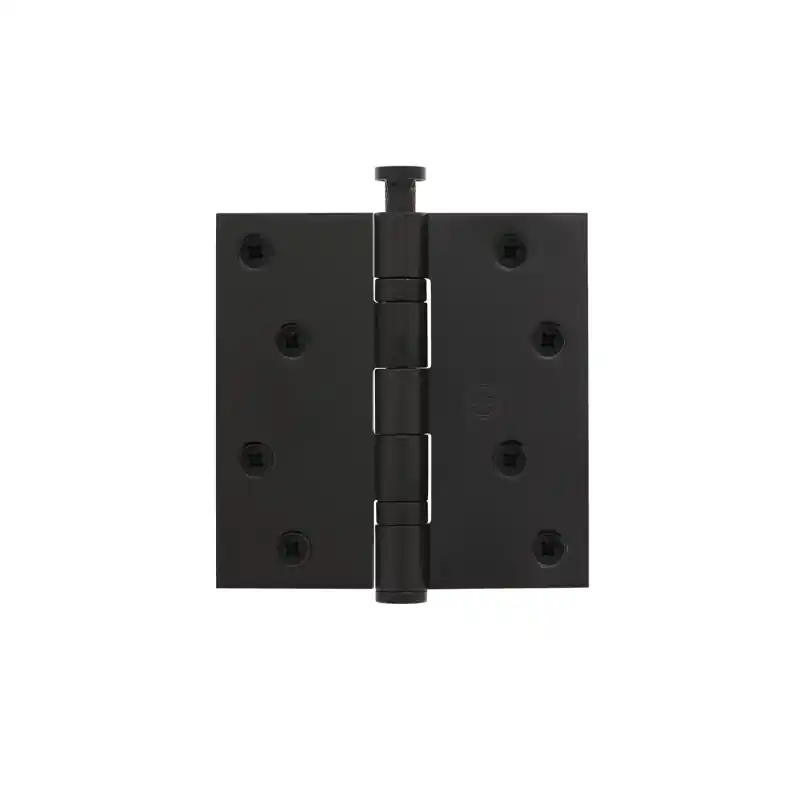Intersteel kogellagerscharnier recht 89x89x2,5 mm DIN links/rechts zwart Premium