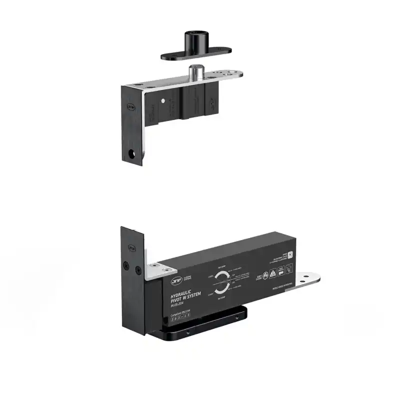 JNF Taatsdeurscharnier Titanium black Verstelbaar tot 3mm Max. 100kg Nieuw