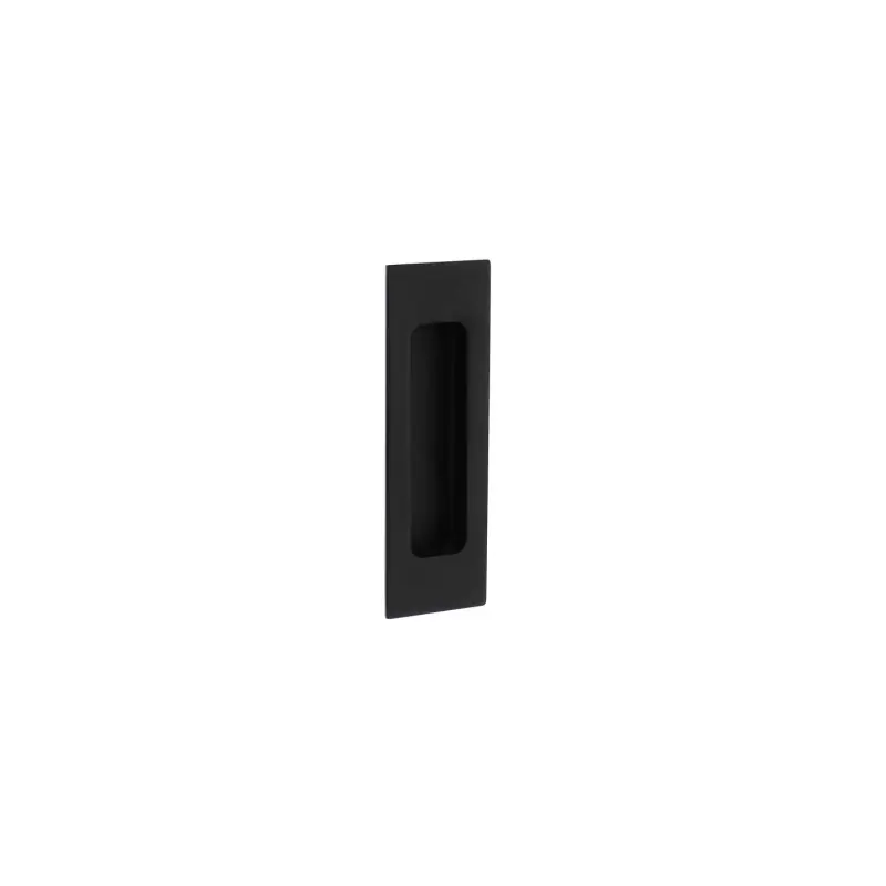 Nieuw Intersteel schuifdeurkom rechthoek blind zwart 120x40 mm