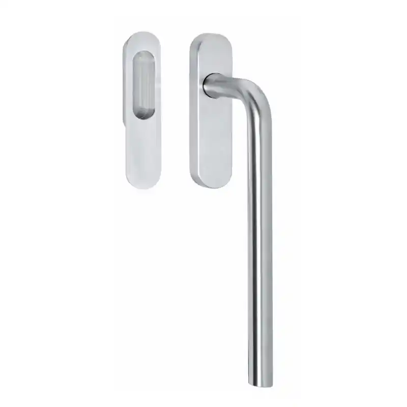 Intersteel hef-/schuifdeurbeslag afgerond blind RVS geborsteld Op = Op