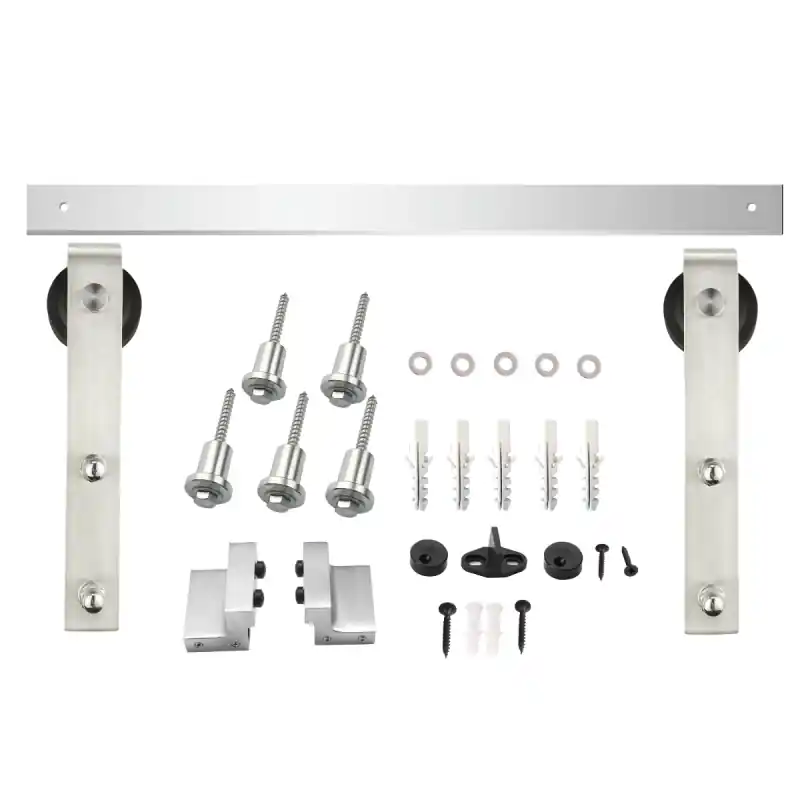Fabrieksprijs Intersteel schuifdeursysteem Basic, RVS geborsteld, 100kg