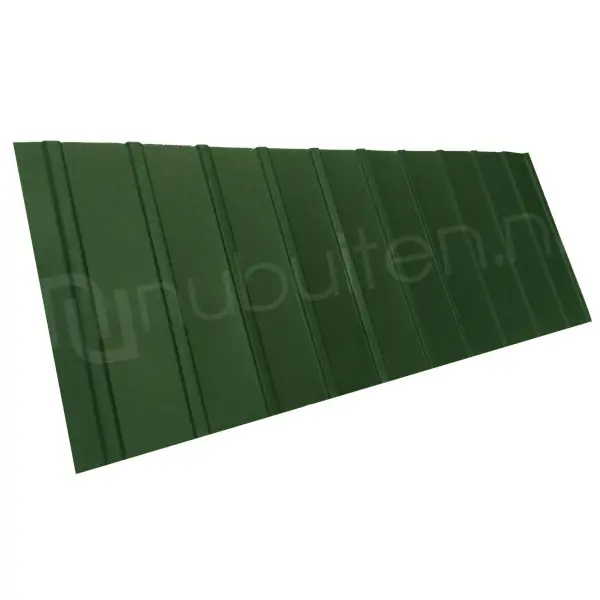 Finale Uitverkoop ArcelorMittal Damwandplaat T6 Gevel Mat Groen - Lengte 360 cm