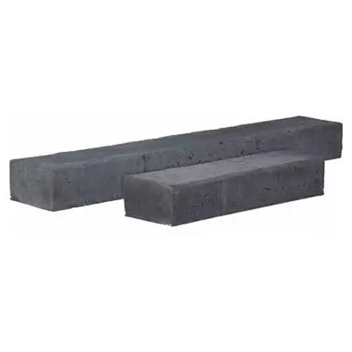 Betonbiels 12 x 20 cm (120 x 200 mm) Antraciet - Lengte 120 cm Premium