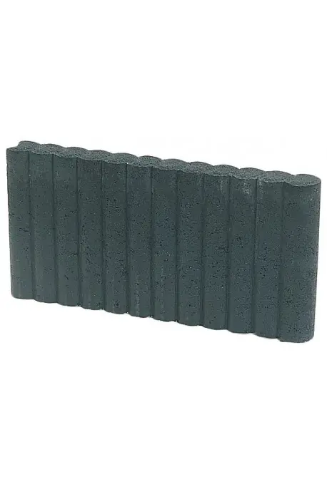 Excluton Mini Rondoband palissade 6 x 25 x 50 cm Zwart Rechtstreeks Van De Fabrikant