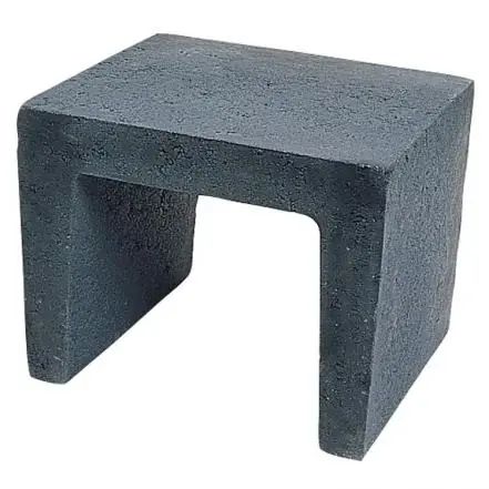 Beperkte Voorraad U-element 40 x 40 cm (400 x 400 mm) Antraciet - Lengte 50 cm
