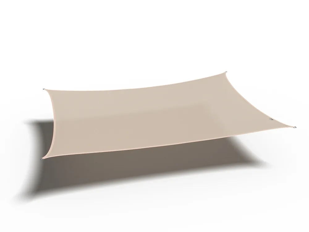 Platinum Schaduwdoek Rechthoek Gebroken Wit 400 x 300 cm Superprijs