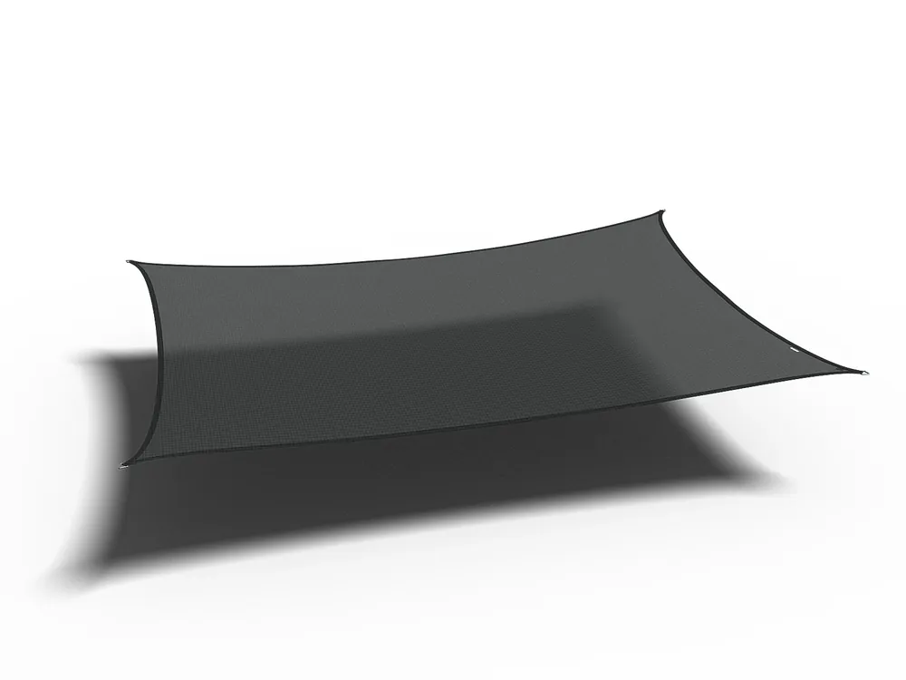 Shop Nu Platinum Schaduwdoek Rechthoek Zwart 500 x 300 cm