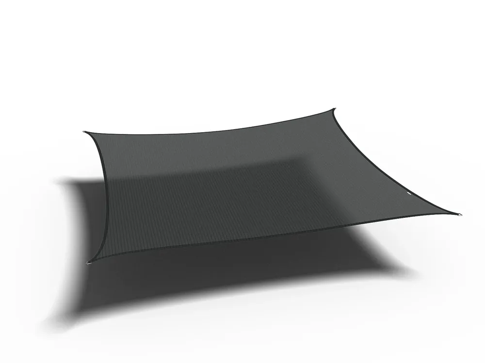 Platinum Schaduwdoek Vierkant 500 x 500 cm Zwart Shop Nu