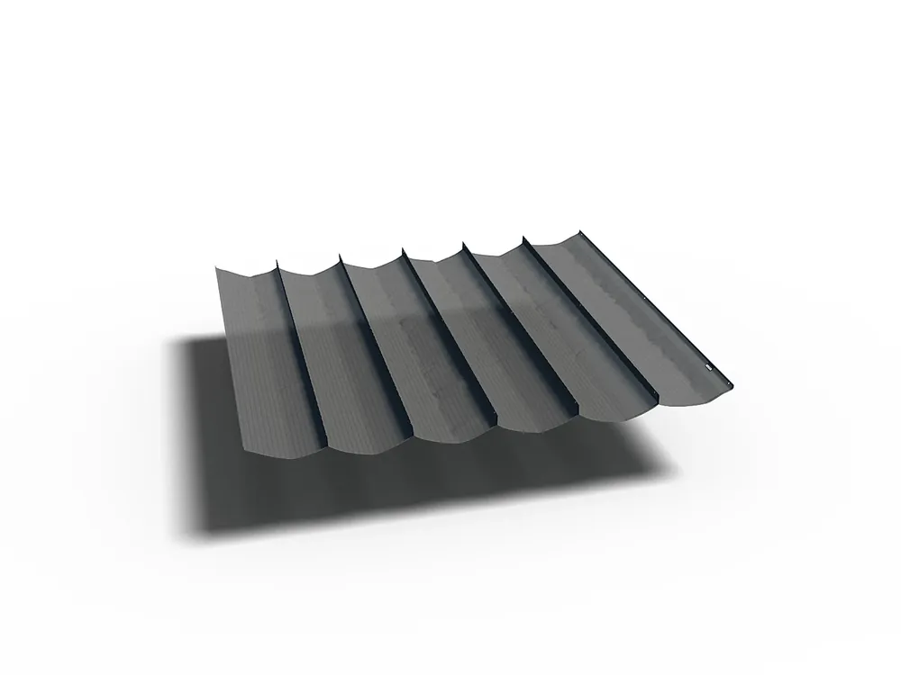 Superprijs Platinum Schaduwdoek Harmonica Antraciet 370 x 570 cm