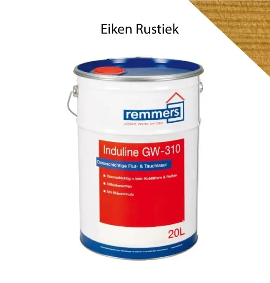 Alleen Vandaag Remmers Induline GW-310 Eiken Rustiek 2,5 Liter