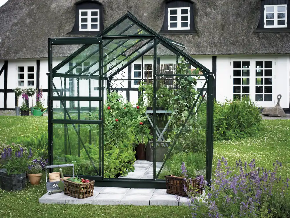 Tijdelijk Beschikbaar Royal Well Tuinkas Popular 106 Veiligheidsglas - Groen Gecoat