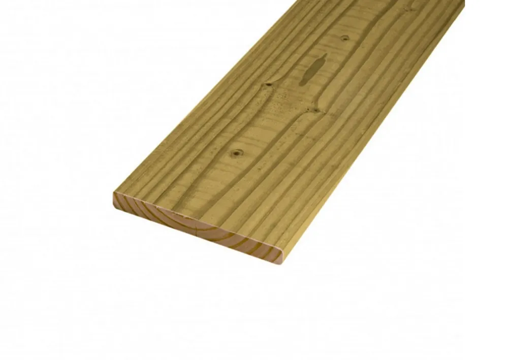 Douglas Plank 1.6 x 14 cm (16 x 140 mm) Geschaafd Geïmpregneerd - Lengte 180 cm Op = Op