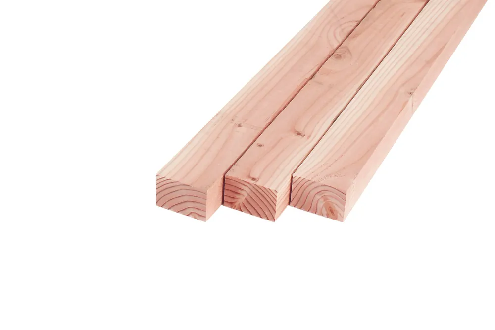 Beperkt Aanbod Douglas Regel Geschaafd 4 x 6 cm - Lengte 250 cm