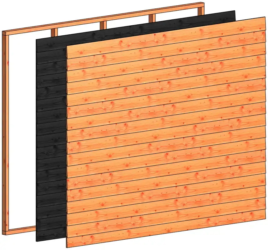 Trendhout Regelpakket C Wandmodule Potdekselplanken - 276 x 220 cm Alleen Vandaag