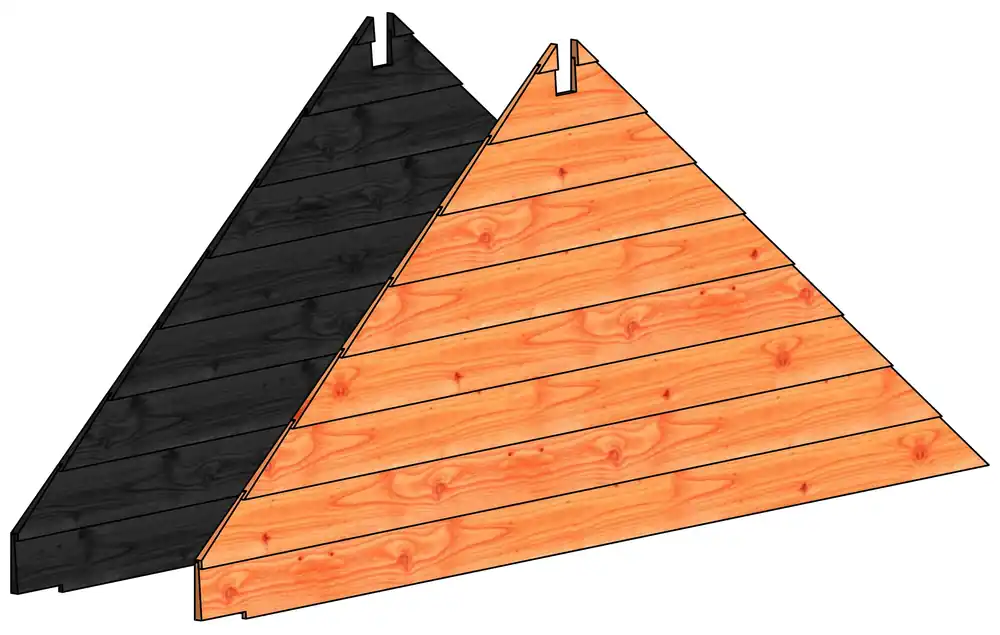 Must-Have Trendhout TopGevel Kapschuur De Hoeve XL