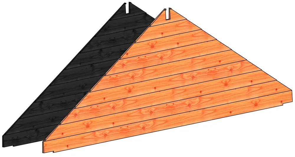 Speciale Aanbieding Trendhout TopGevel Kapschuur De Hoeve XL Zwart