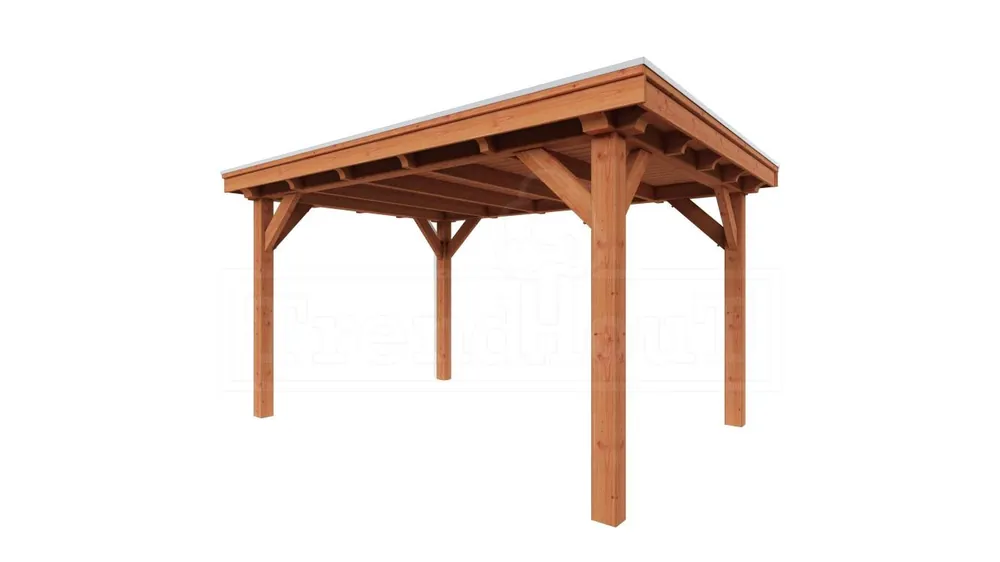 Weekendaanbieding Trendhout Douglas Overkapping Siena 415 x 350 cm