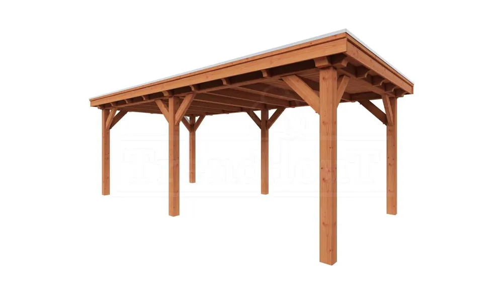 Trendhout Douglas Overkapping Siena 640 x 350 cm Veilige Betaling