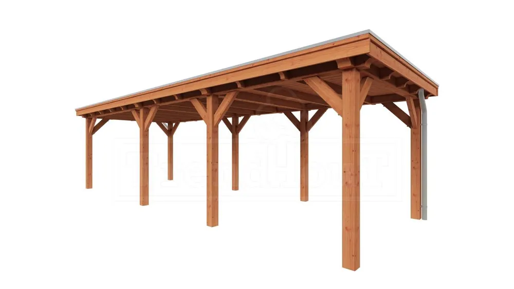 Rechtstreeks Van De Fabrikant Trendhout Douglas Overkapping Siena 890 x 350 cm