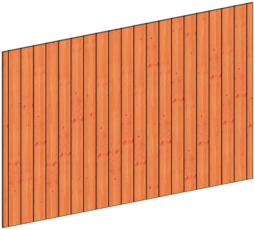 Trendhout Wandmodule E sponningplanken 340.5 x 220 cm Gereduceerde Prijs