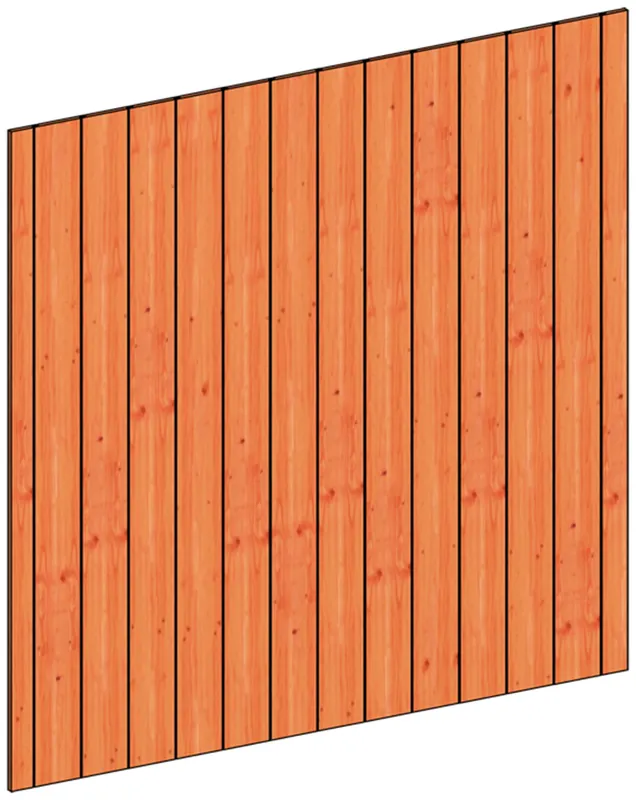 Populair Trendhout Wandmodule H Sponningplanken 223 x 220 cm