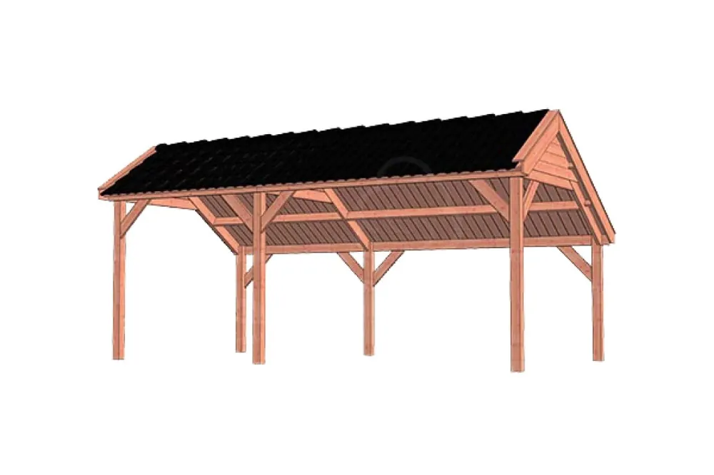 Trendhout Douglas Kapschuur De Deel 630 x 340 cm Veilige Betaling