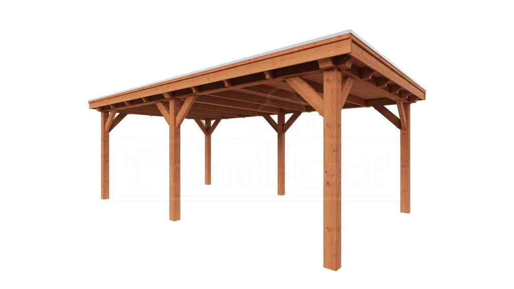 Trendhout Douglas Overkapping Siena 640 x 415 cm Favoriet