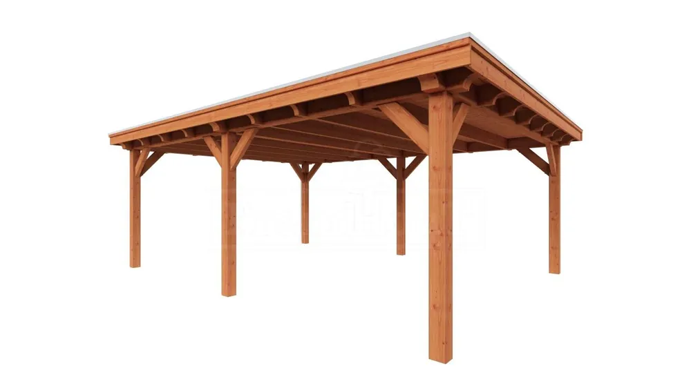 Trendhout Douglas Overkapping Toscane 650 x 545 cm Seizoensaanbieding