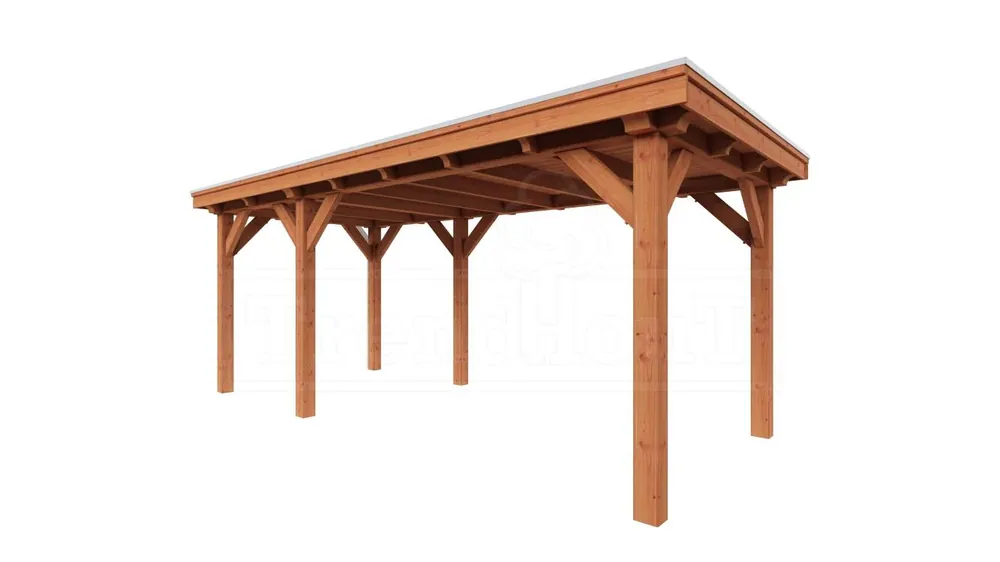 Trendhout Douglas Overkapping Siena 590 x 300 cm Gecertificeerd