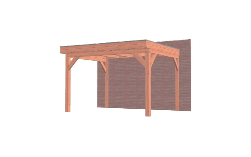 Merkproduct Trendhout Aanbouwveranda Ancona 600 x 330 cm