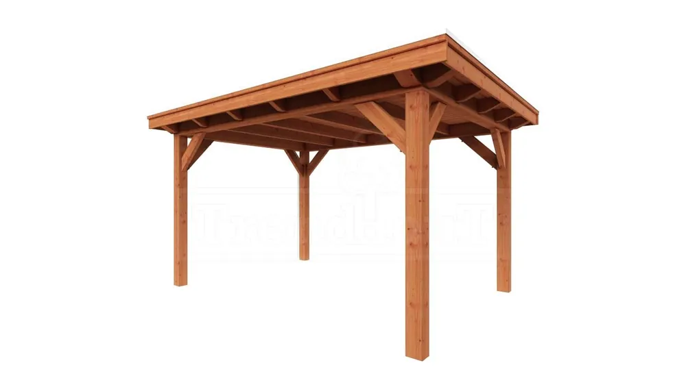 Trendhout Douglas Overkapping Florence 425 x 360 cm Koop Vandaag