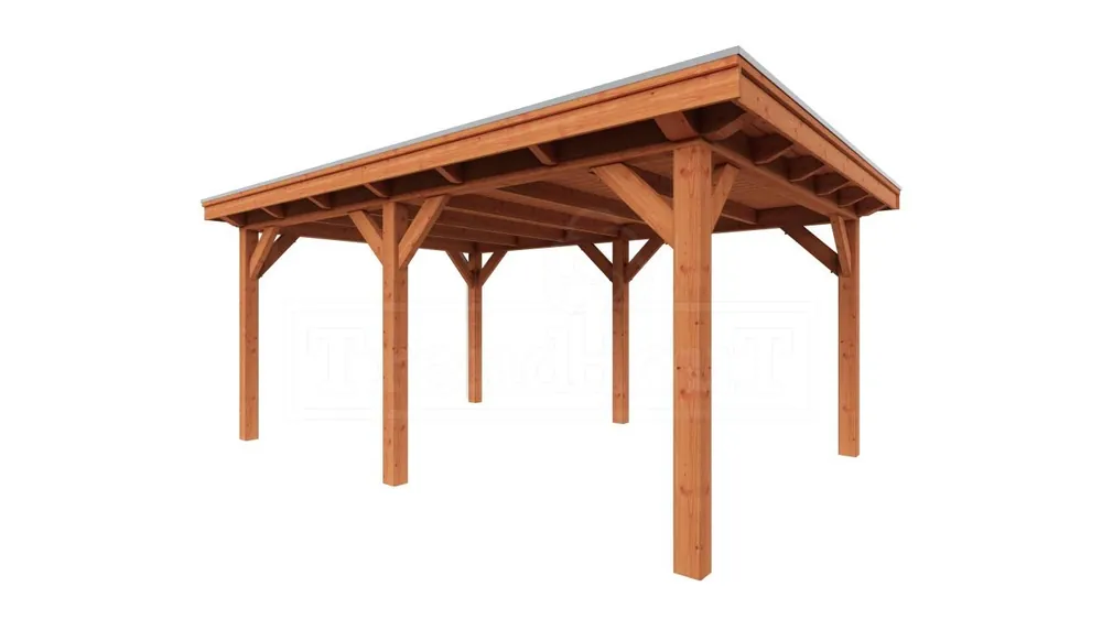 Trendhout Douglas Overkapping Florence 545 x 425 cm Superprijs